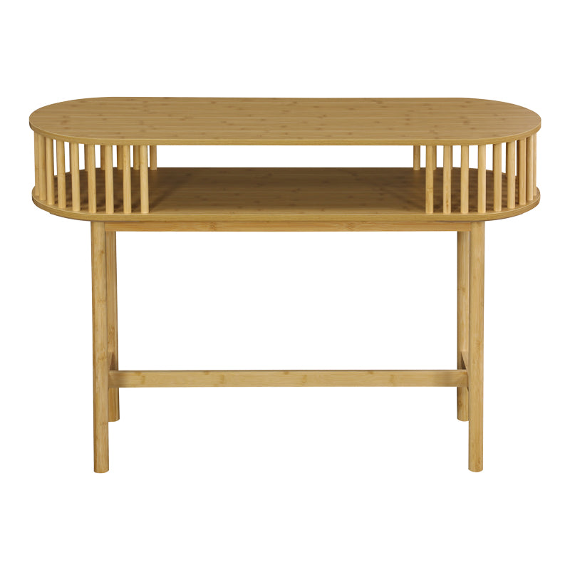 Κονσόλα Nodial MDF/Bamboo σε φυσική απόχρωση 120x39x85εκ