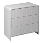 Συρταριέρα Zeplen MDF σε λευκή απόχρωση 80x40x75εκ