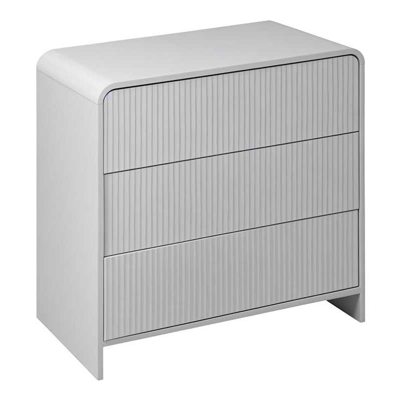 Συρταριέρα Zeplen MDF σε λευκή απόχρωση 80x40x75εκ