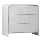 Συρταριέρα Zeplen MDF σε λευκή απόχρωση 80x40x75εκ