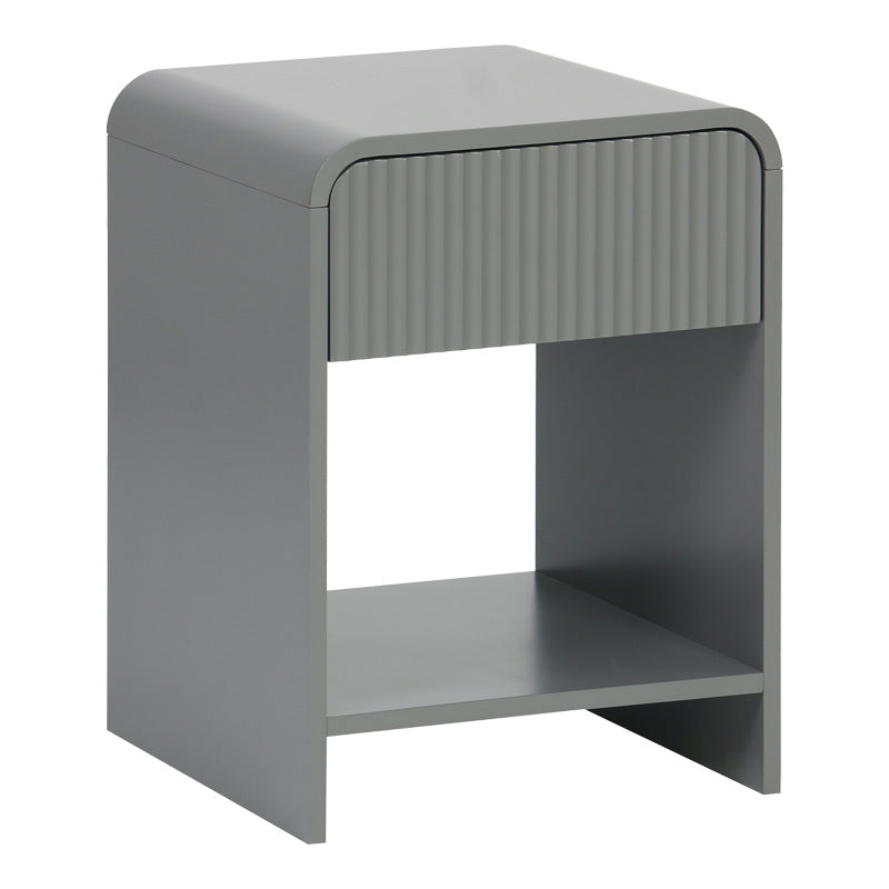 Κομοδίνο Lemperto MDF σε γκρι απόχρωση 40x40x53εκ