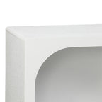 Μπουφές Emersi με ράφια mdf σε λευκή απόχρωση 164x34x76εκ