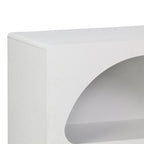Βιβλιοθήκη-ραφιέρα Emersi mdf σε λευκή απόχρωση 70x35x100εκ
