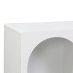 Μπουφές Emersi με ράφια mdf σε λευκή απόχρωση 120x35x76εκ