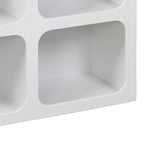 Μπουφές Emersi με ράφια mdf σε λευκή απόχρωση 120x35x76εκ