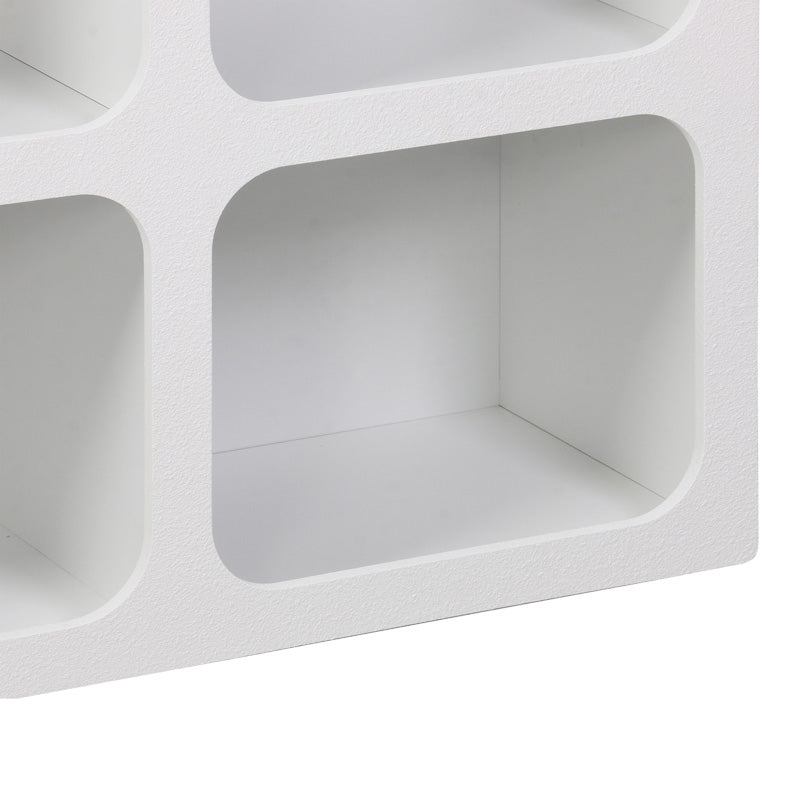 Μπουφές Emersi με ράφια mdf σε λευκή απόχρωση 120x35x76εκ