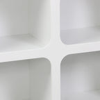 Μπουφές Emersi με ράφια mdf σε λευκή απόχρωση 120x35x76εκ