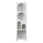 Βιβλιοθήκη Emersi mdf σε λευκή απόχρωση 48x35x180εκ