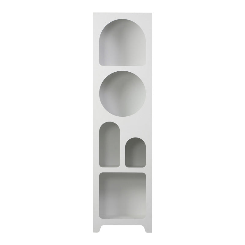 Βιβλιοθήκη Emersi mdf σε λευκή απόχρωση 48x35x180εκ