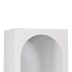 Βιβλιοθήκη Emersi mdf σε λευκή απόχρωση 48x35x180εκ