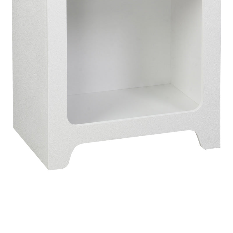 Βιβλιοθήκη Emersi mdf σε λευκή απόχρωση 48x35x180εκ