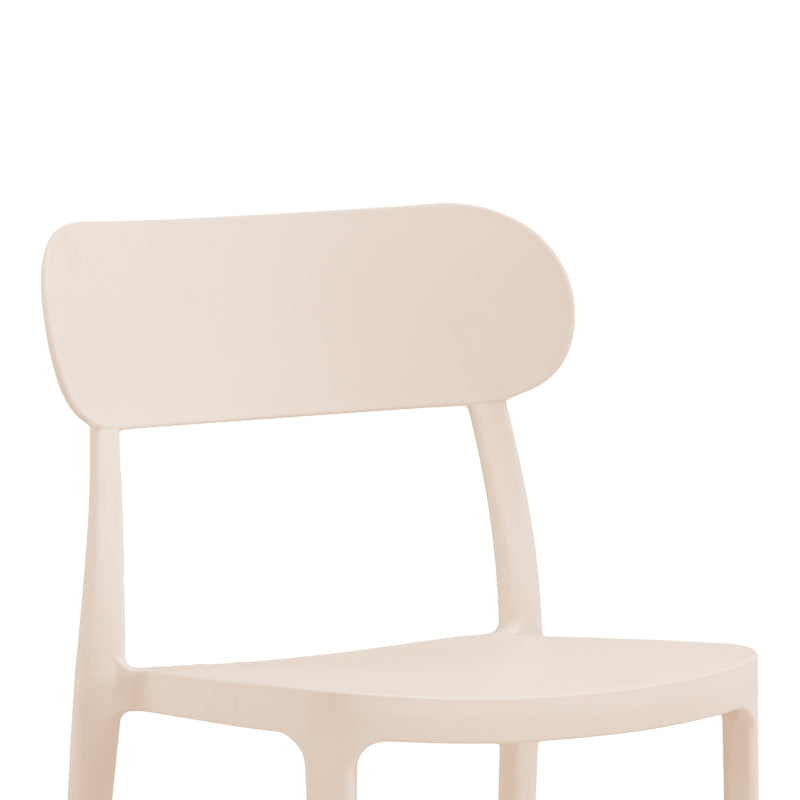 Καρέκλα Amvroan στοιβαζόμενη με UV protection cappuccino pp 51x49x79.5εκ
