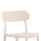 Καρέκλα Amvroan στοιβαζόμενη με UV protection cappuccino pp 51x49x79.5εκ