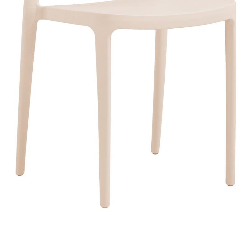 Καρέκλα Amvroan στοιβαζόμενη με UV protection cappuccino pp 51x49x79.5εκ
