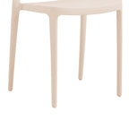 Καρέκλα Amvroan στοιβαζόμενη με UV protection cappuccino pp 51x49x79.5εκ