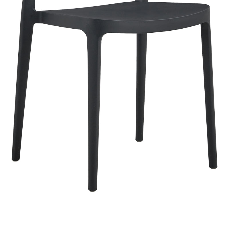 Καρέκλα Amvroan στοιβαζόμενη με UV protection ανθρακί pp 51x49x79.5εκ
