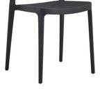 Καρέκλα Amvroan στοιβαζόμενη με UV protection ανθρακί pp 51x49x79.5εκ