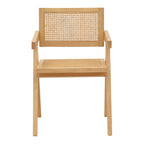 Πολυθρόνα Winslow φυσικό rubberwood 52x59x79εκ