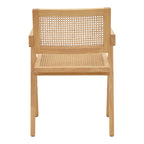 Πολυθρόνα Winslow φυσικό rubberwood 52x59x79εκ