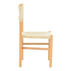 Καρέκλα Oarvine φυσικό rubberwood-φυσικό σχοινί 46x52x88εκ