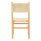 Καρέκλα Oarvine φυσικό rubberwood-φυσικό σχοινί 46x52x88εκ