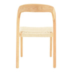 Καρέκλα Tavrine σχοινί-rubberwood σε φυσική απόχρωση 47x59x78εκ