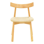 Καρέκλα Clareta rubberwood-σχοινί σε φυσική απόχρωση 53x55x79εκ