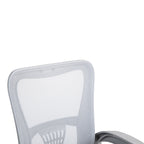 Καρέκλα γραφείου εργασίας Annalise mesh γκρι 57x53x100εκ