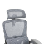 Καρέκλα γραφείου εργασίας Zenyk mesh σε grey απόχρωση 63x70x126εκ