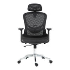 Καρέκλα γραφείου εργασίας Mergi μαύρο mesh 62x63x120εκ