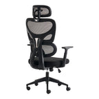 Καρέκλα γραφείου διευθυντή Cadrey mesh μαύρο 67x64x120-128εκ