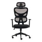 Καρέκλα γραφείου διευθυντή Cadrey mesh μαύρο 67x64x120-128εκ
