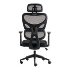 Καρέκλα γραφείου διευθυντή Cadrey mesh μαύρο 67x64x120-128εκ