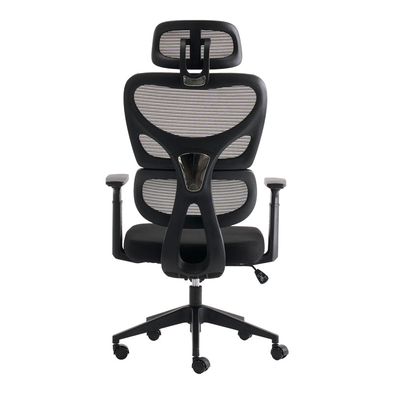 Καρέκλα γραφείου διευθυντή Cadrey mesh μαύρο 67x64x120-128εκ