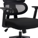 Καρέκλα γραφείου διευθυντή Cadrey mesh μαύρο 67x64x120-128εκ