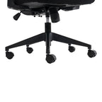 Καρέκλα γραφείου διευθυντή Cadrey mesh μαύρο 67x64x120-128εκ