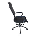 Καρέκλα γραφείου διευθυντή Valter pu μαύρο 55.5x58x108εκ
