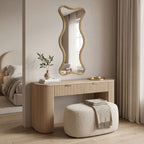Καθρέπτης Boulen Inart μέταλλο σε χρυσή απόχρωση 51x2x126εκ