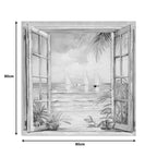 Πίνακας σε καμβά Deive Ι 3D Inart 80x3x80εκ