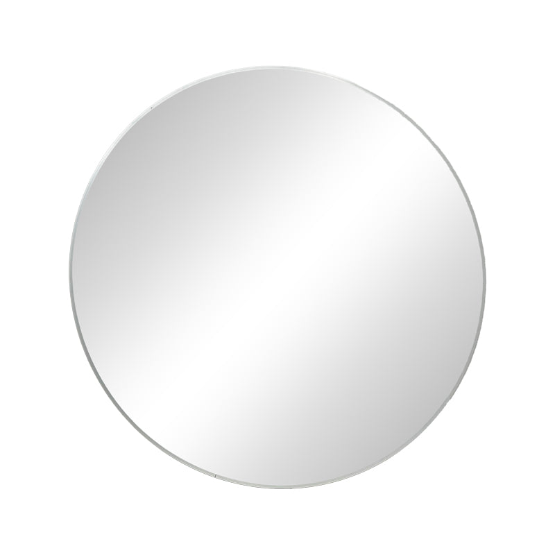 Καθρέπτης Nhaos ασημί αλουμίνιο Φ60x2.5εκ