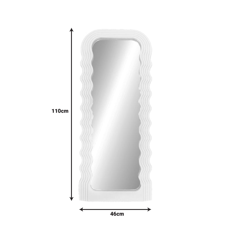 Καθρέπτης Maraya λευκό PP 46x3.2x110εκ