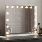 Καθρέπτης Led Hollywood μέταλλο λευκό 60x12x52.3εκ