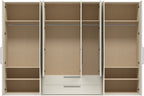 Ντουλάπα Cindel Επτάφυλλη-Χωρίς καθρέπτη