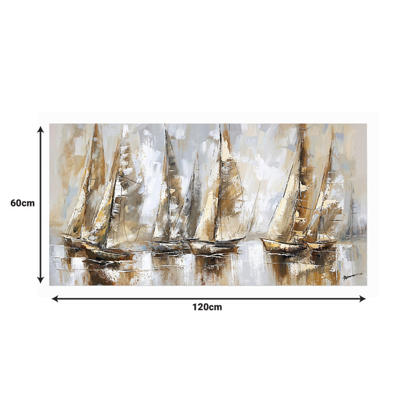 Πίνακας σε καμβά Yelkan Ι Inart 120x3.5x60εκ