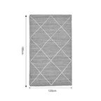 Χαλί Strike Inart μπεζ-εκρού γιούτα 120x180x1εκ