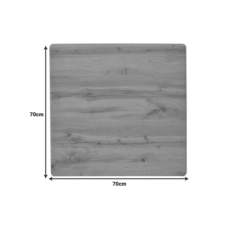Επιφάνεια τραπεζιού Wimeja τ.Werzalit σε oak απόχρωση 70x70εκ