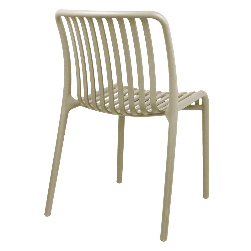 Καρέκλα Zoi pp σε απόχρωση cappucino 42x58x79εκ