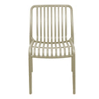 Καρέκλα Zoi pp σε απόχρωση cappucino 42x58x79εκ