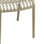 Καρέκλα Zoi pp σε απόχρωση cappucino 42x58x79εκ