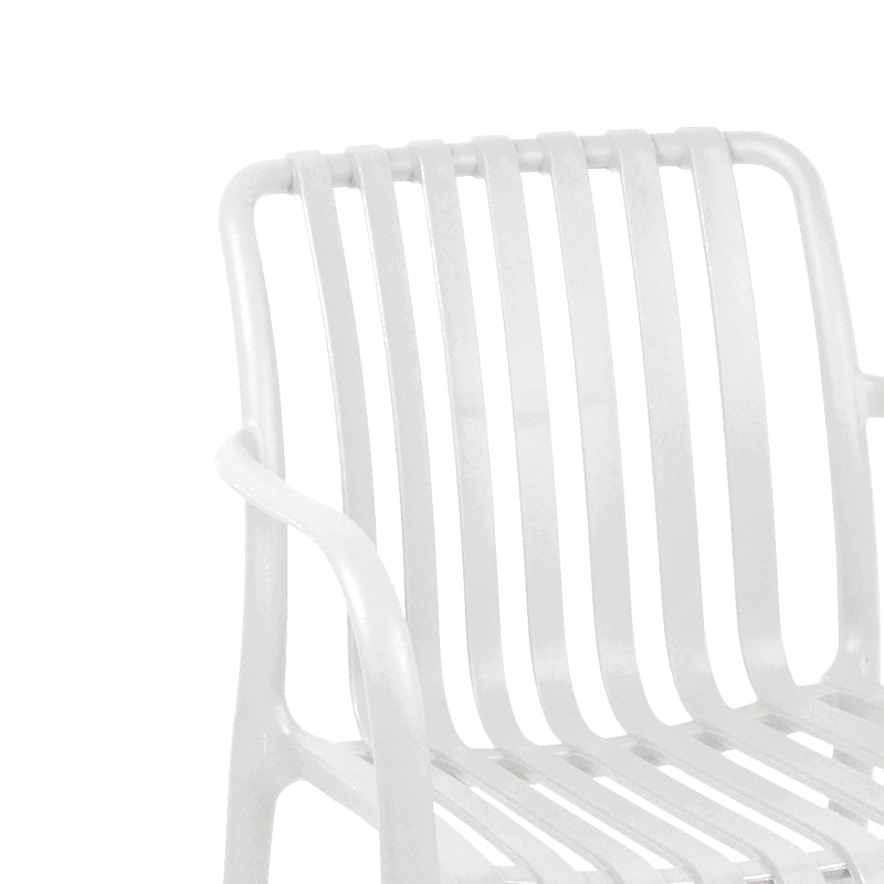 Πολυθρόνα Zoi pp σε λευκή απόχρωση 58.5x54x80εκ